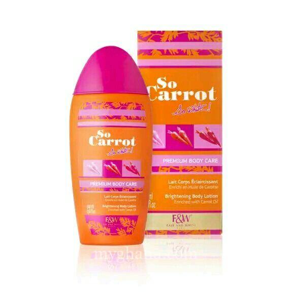 Fair qnd white so carrot lotion