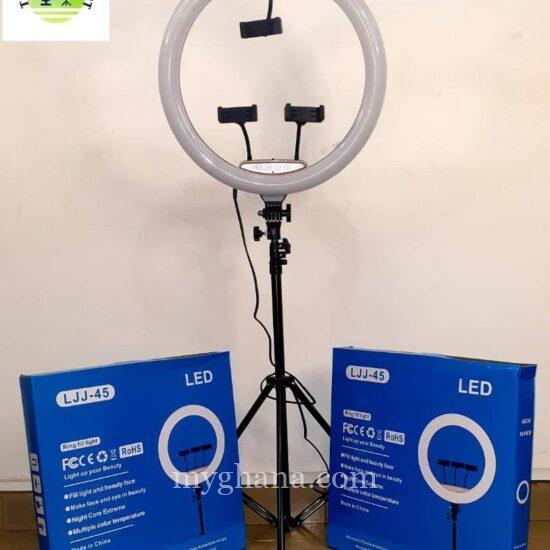 Ring Light 18 inches with lapel microphone