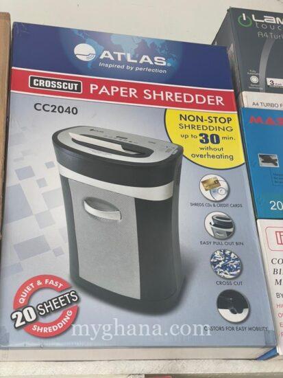 Atlas 20 sheets Crosscut Paper shredder