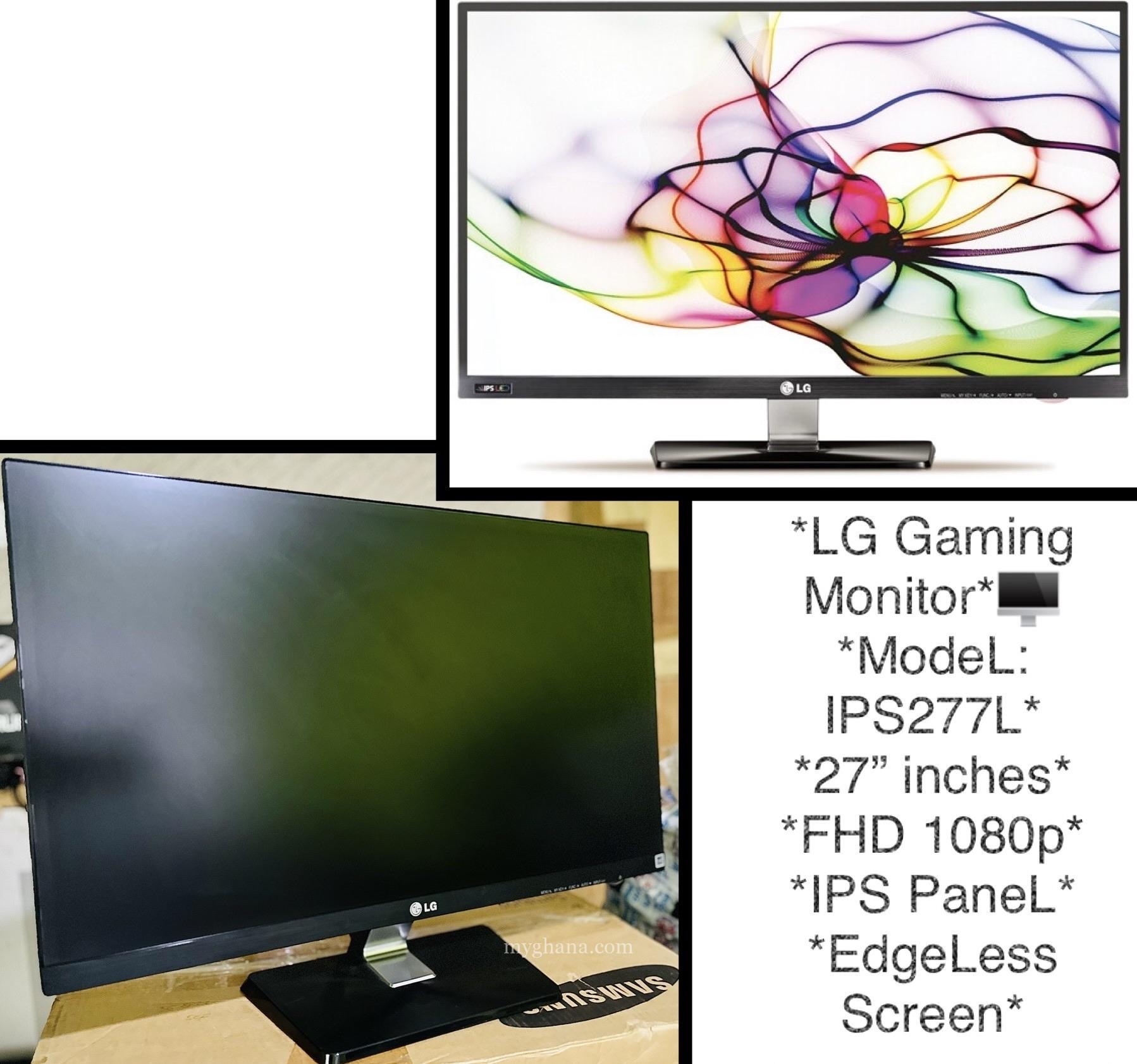 LG 27ā IPS Gaming & Editing Edgeless Monitor