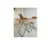 Foldable study table and chair