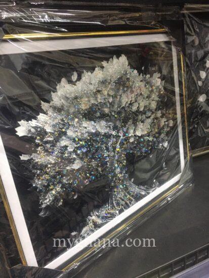 A Glass Crystal Wall Frame/ Canvas