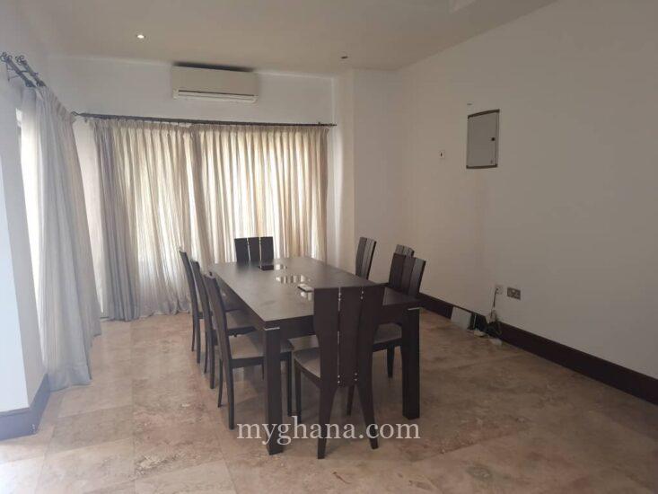 Furnished 3 bedroom townhouse to let at Cantonments, Accra