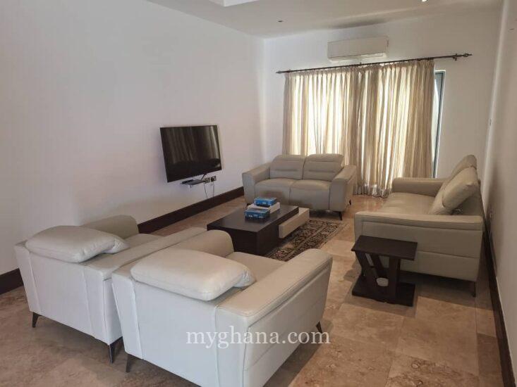 Furnished 3 bedroom townhouse to let at Cantonments, Accra