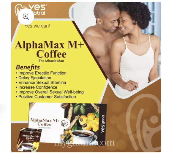 AlphaMax M+ Coffee | Supports prostate health, increase libido, boost testo