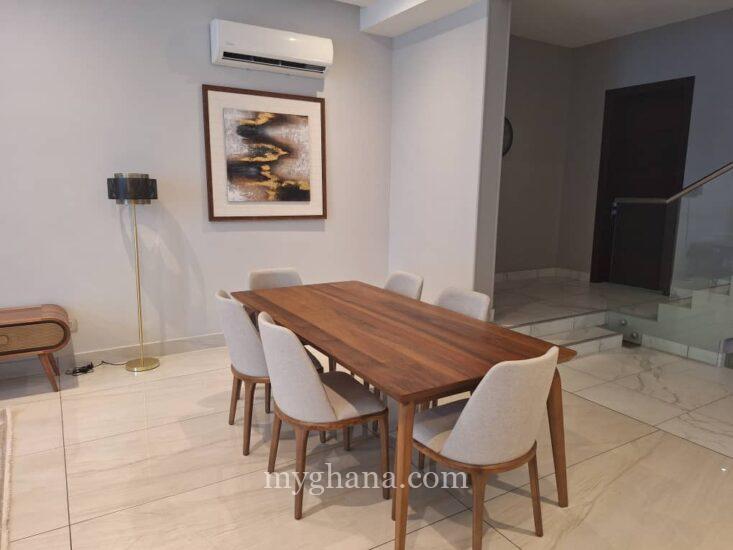 4 bed furnished townhouse to let at East Legon near the French Sch, Accra