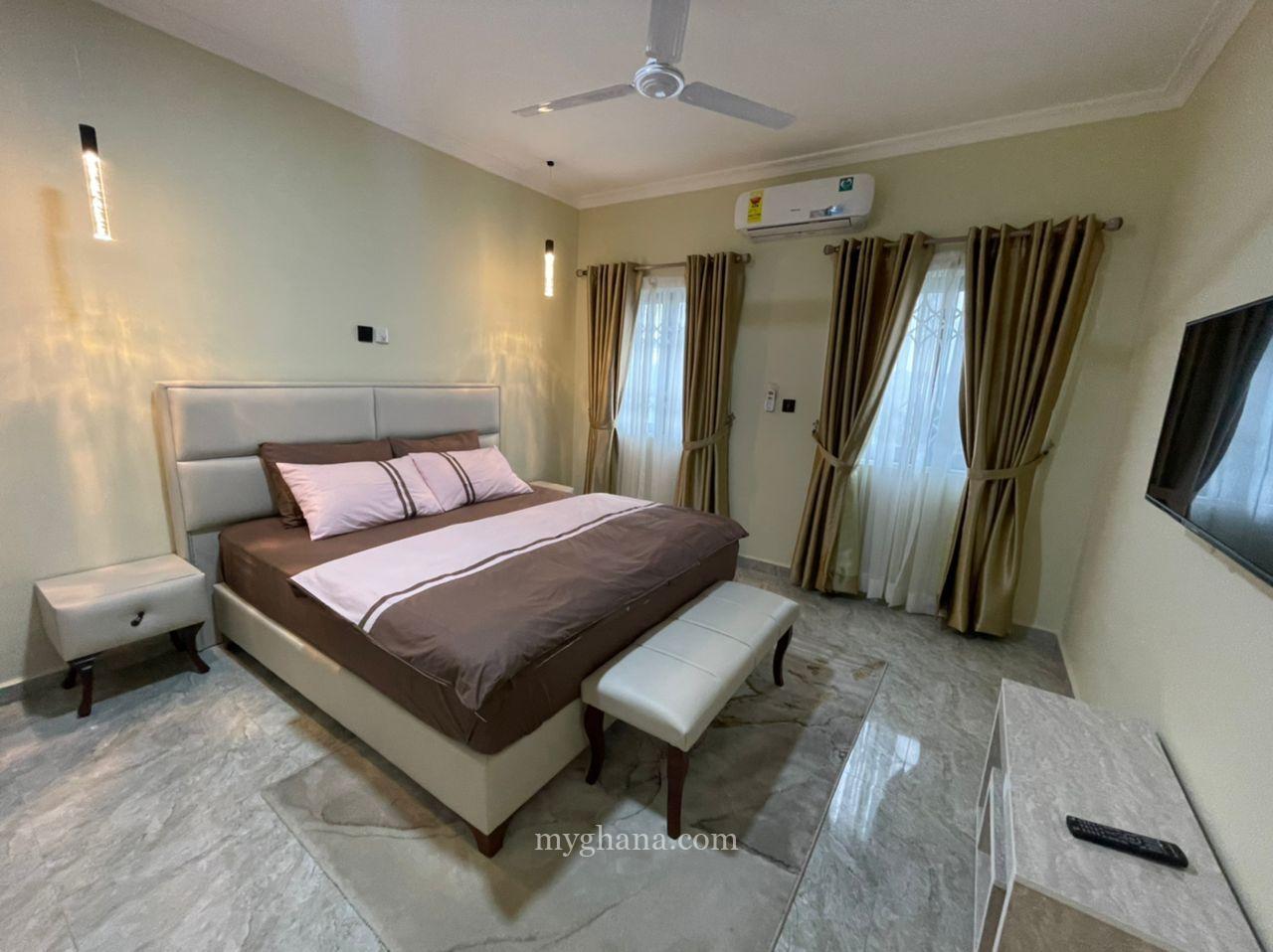Fully Furnished 4 bedroom house for rent at West Legon