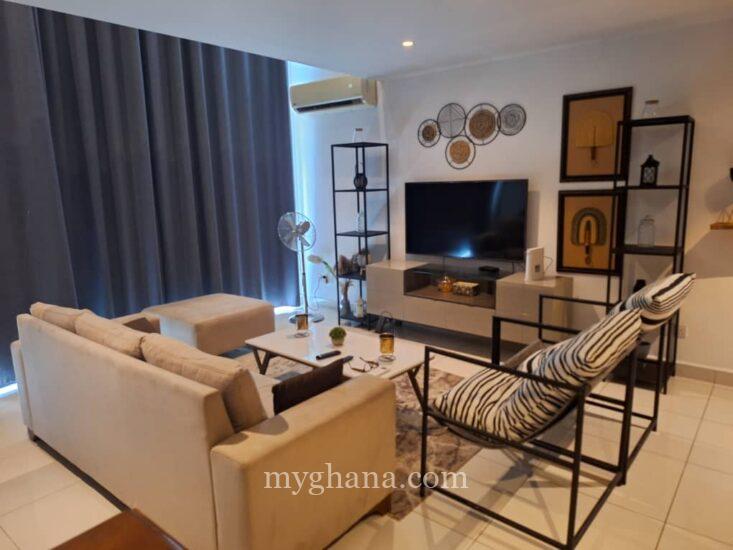 Furnished one bed duplex apart to let at Embassy Garden, Cantonments, Accra