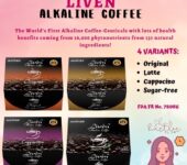 Liven Alkaline Coffee (LATTEE FLAVOR 20 SACHETS)