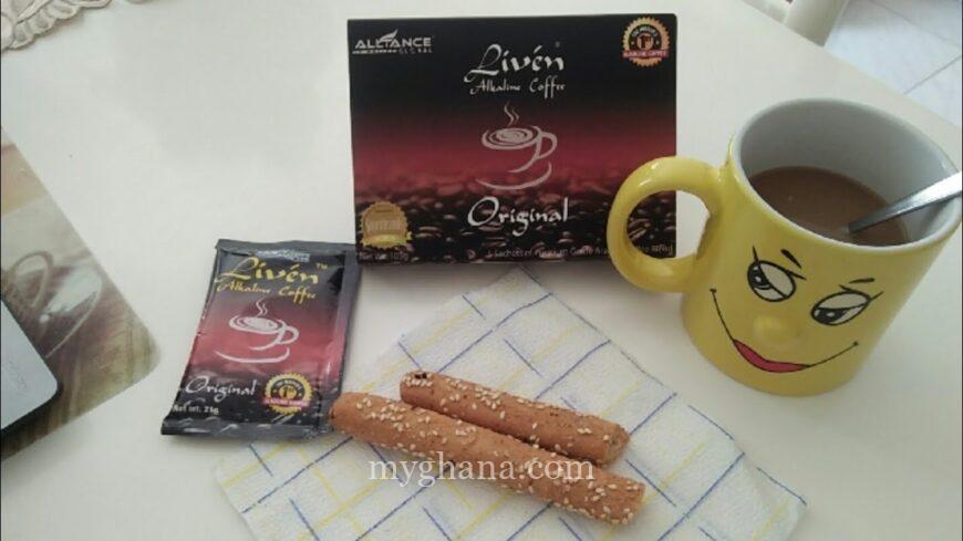 Liven Alkaline Coffee (LATTEE FLAVOR 20 SACHETS)