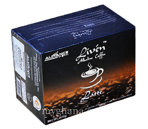 Liven Alkaline Coffee (LATTEE FLAVOR 20 SACHETS)
