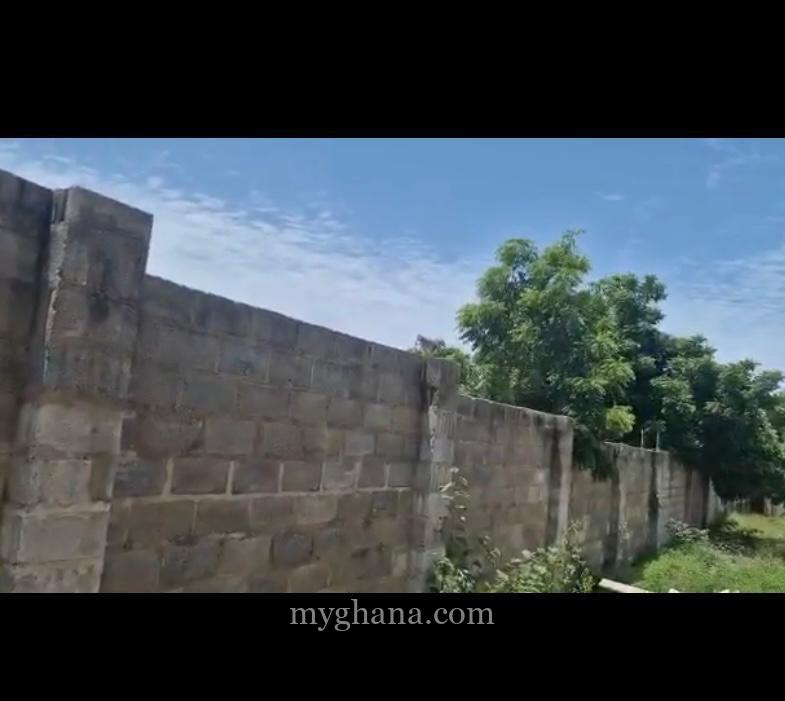 Oyibi Dodowa main road. 2 plots walled & gated FOR SALE