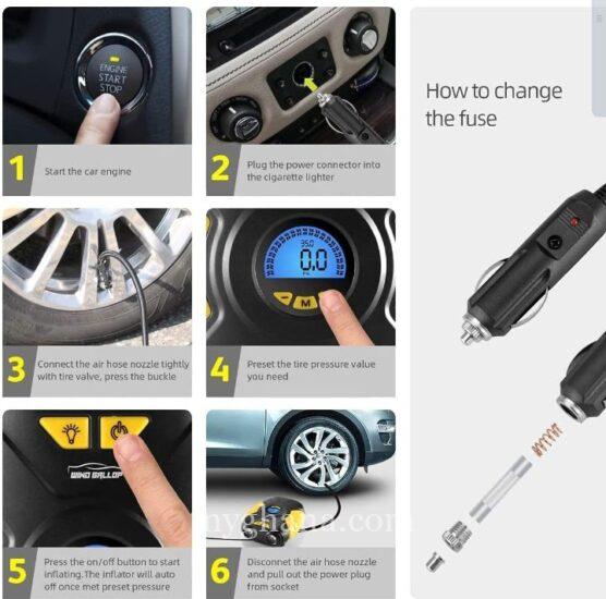 Car Digital compressor. UK Brand