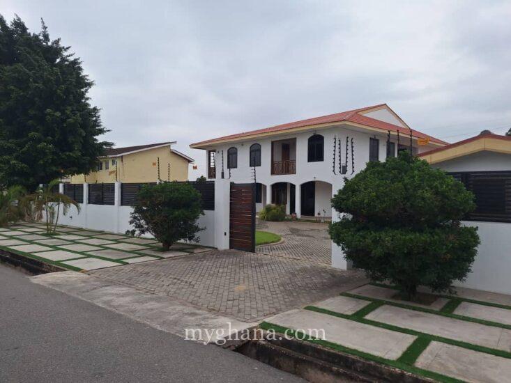 4 bedroom furnished house with garden to let at East Legon, Accra