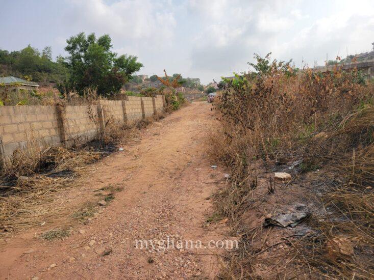 A plot at Bortianor alpplaku town – Accra