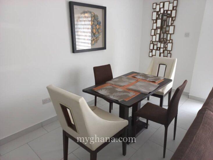 Fully furnished two bedroom apartment to let at Cantonments, Accra