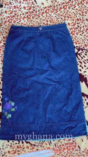Jeans skirt for ladies