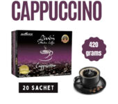 LIVEN ALKALINE CAPPUCCINO COFFEE of AIM Global 20 Sachets in Ghana