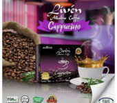 LIVEN ALKALINE CAPPUCCINO COFFEE of AIM Global 20 Sachets in Ghana