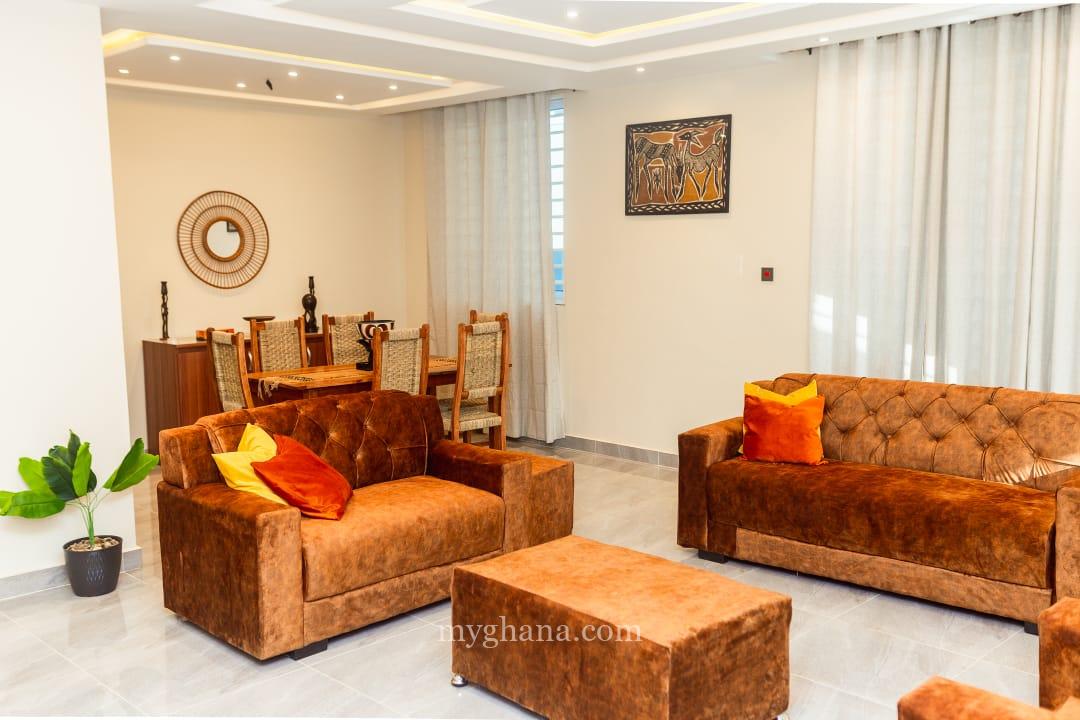 4 bedrooms fully furnished house for rent at Ayi mensah on aburi road
