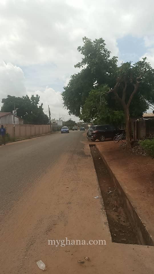 2 plots of land by tarred road at agbogba abladjei