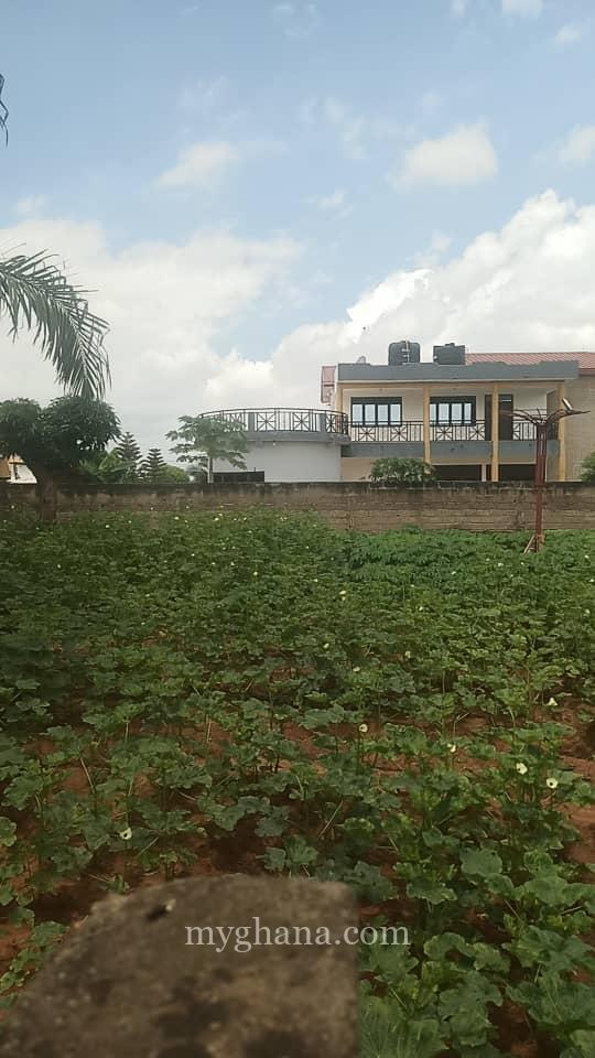 2 plots of land by tarred road at agbogba abladjei
