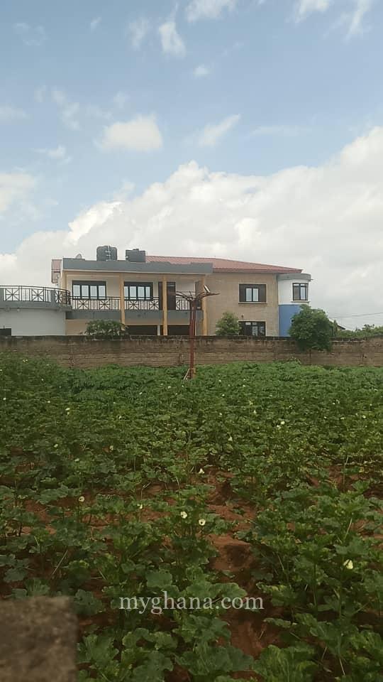 2 plots of land by tarred road at agbogba abladjei