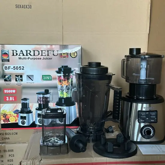 3L 3-in-1 Commercial Blender with stainless steel base (Free Delivery)
