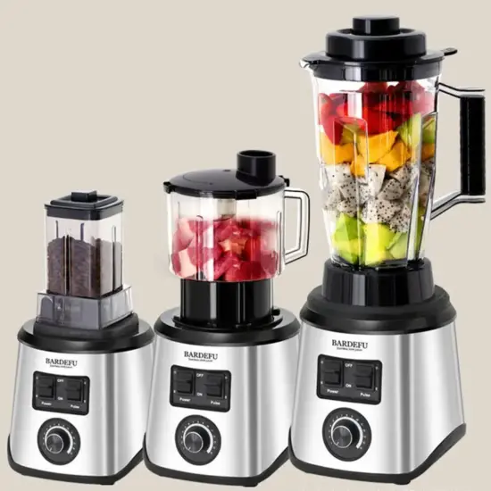 3L 3-in-1 Commercial Blender with stainless steel base (Free Delivery)
