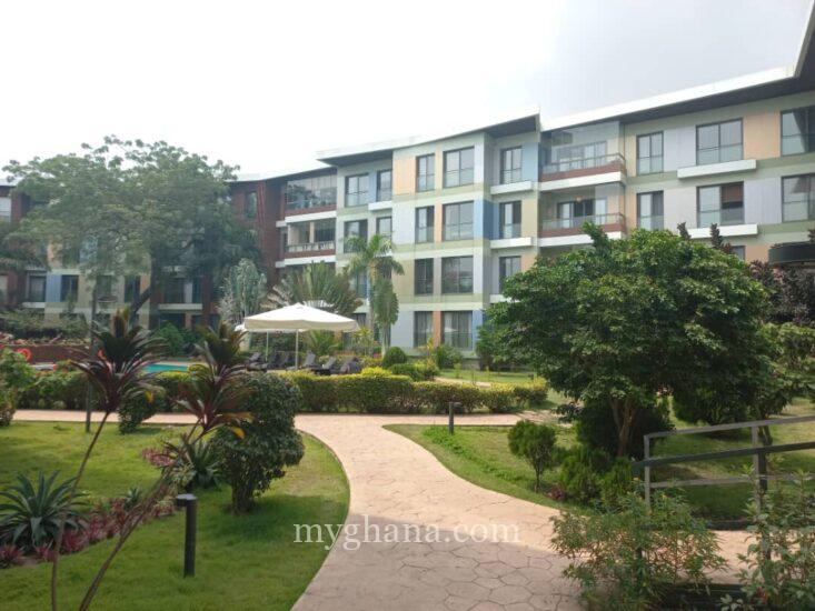 furnished one bedroom apartment to let at Pearl in City, Accra
