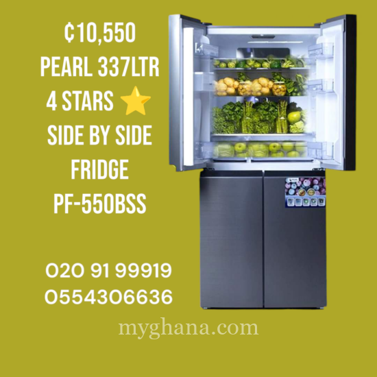 Pearl side by side fridge