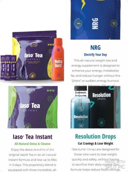 50Sachets Instant Iaso Detox Tea – Weight Loss On The Go kit