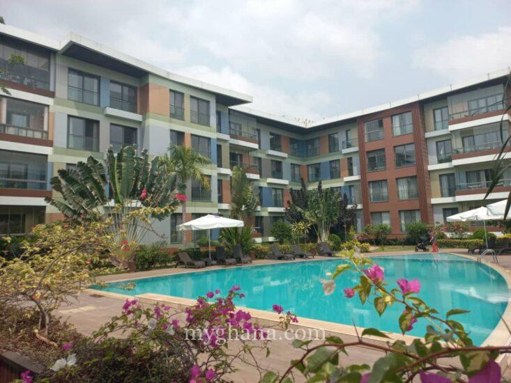 furnished one bedroom apartment to let at Pearl in City, Accra