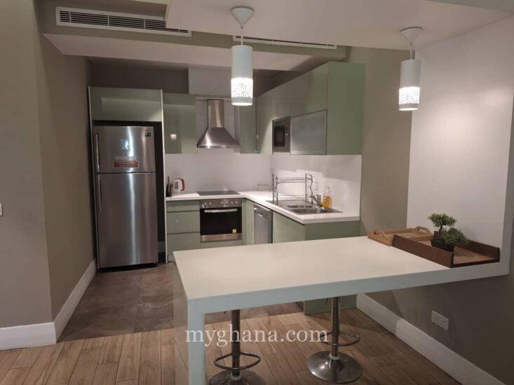 furnished one bedroom apartment to let at Pearl in City, Accra