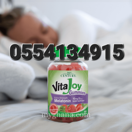 21st Century Vitajoy Melatonin Gummies, Multi, Strawberry, 120 Count
