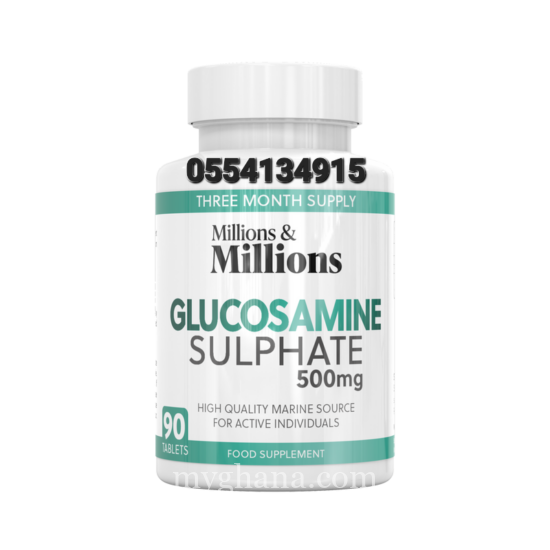 Millions & Millions Glucosamine Sulphate 500mg for Men & Women – 60 Easy to