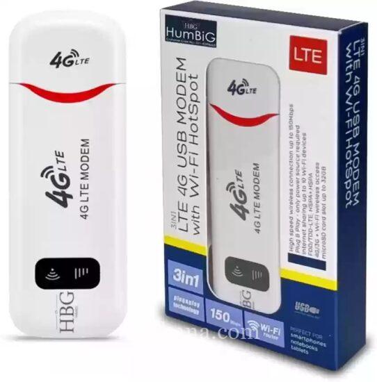 LTE 4G USB Modem With Wi-fi Hotspot 150