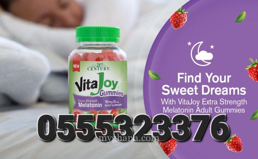 21st Century Vitajoy Melatonin Gummies, Multi, Strawberry, 120 Count