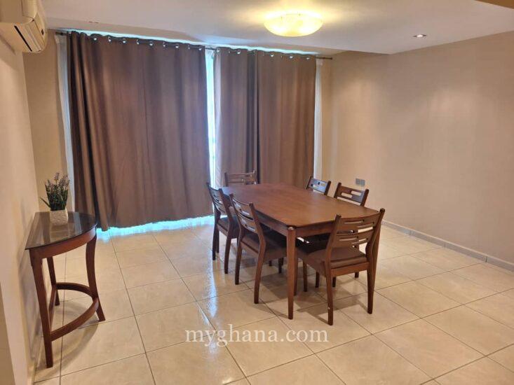 Furnished 3 bedroom townhouse to let at East Airport, Accra