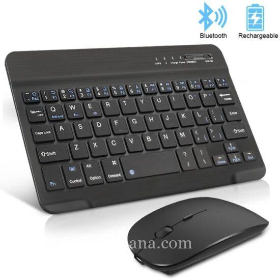 Mini Bluetooth Keyboard And Mouse For iPad, Tablets, Android