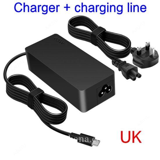 20V 2.25A 65W Type USB C AC Laptop Charger for Lenovo