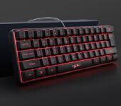 61 Keys USB Wired Gaming Keyboard with C