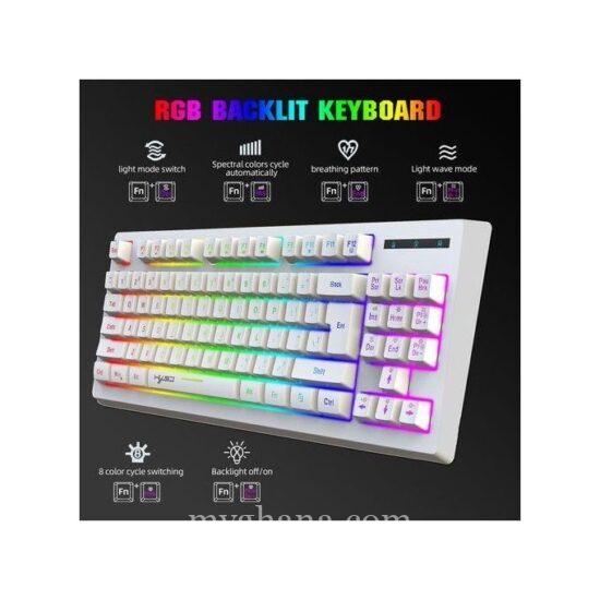Hxjs L100 wireless gaming keyboard with RGB Backlight