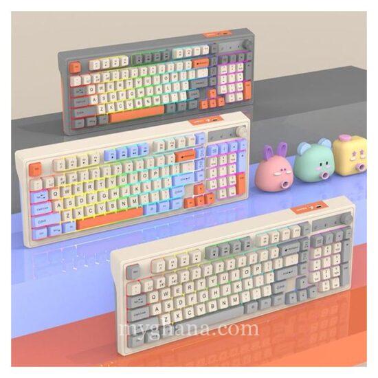 Wireless Gaming Mechanical Feel Keyboard 2.4gbluetooth