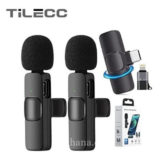 Dual wireless microphone for iPhone android +