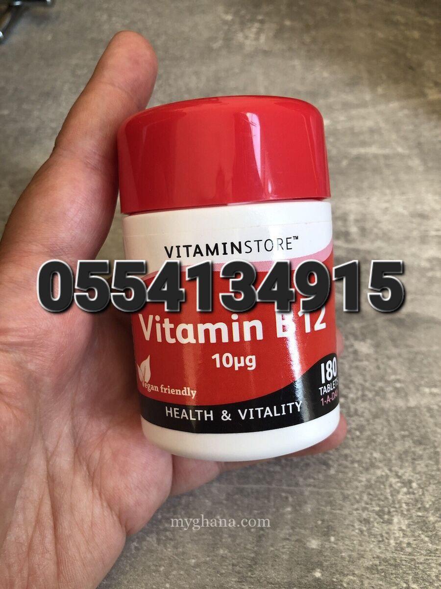 Vitamin Store Vitamin B12 10ug Tablets 180