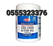 Minavit Cod Liver & Fish Oil 1000mg Bone & Mobility