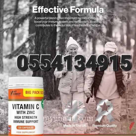 Vitamin C with Zinc High Strength 90 Vegan Capsules