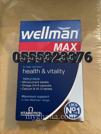 Wellman Max Over 30 Nutrients TRIPLE PACK Max Strength