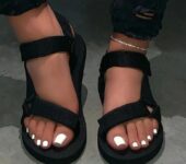 Black sandals